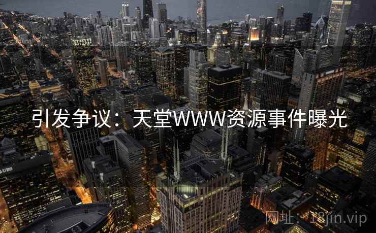 引发争议：天堂WWW资源事件曝光