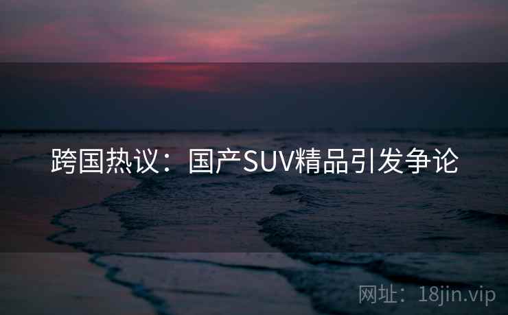 跨国热议：国产SUV精品引发争论
