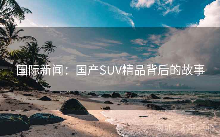 国际新闻：国产SUV精品背后的故事  第2张